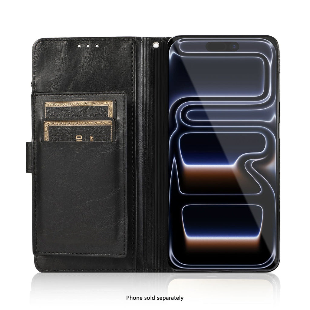 iPhone 17 Pro Max Case - Leather Folio Wallet | Indy Series